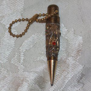 Vintage Miniature Mechanical Pencil Keychain